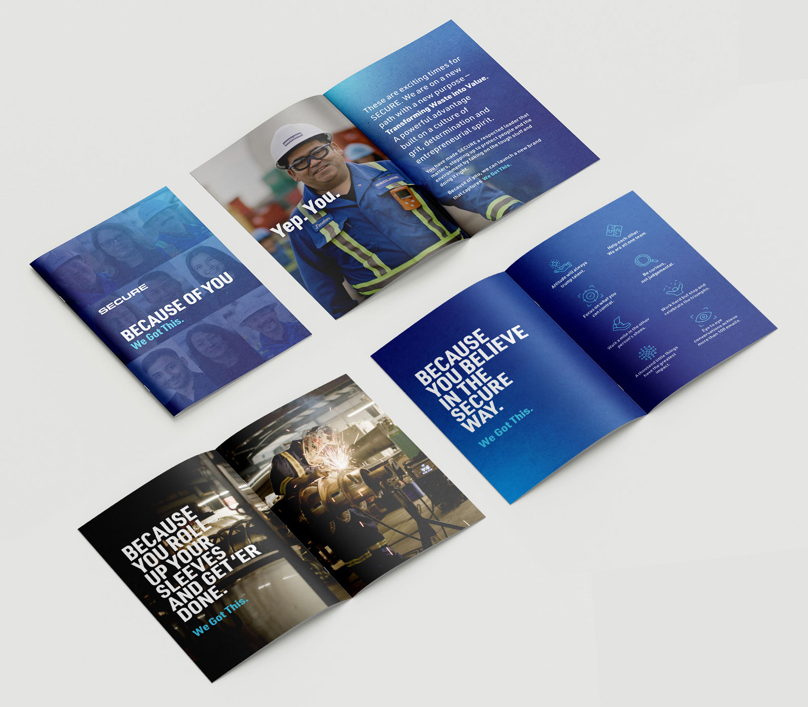 Employee booklet design