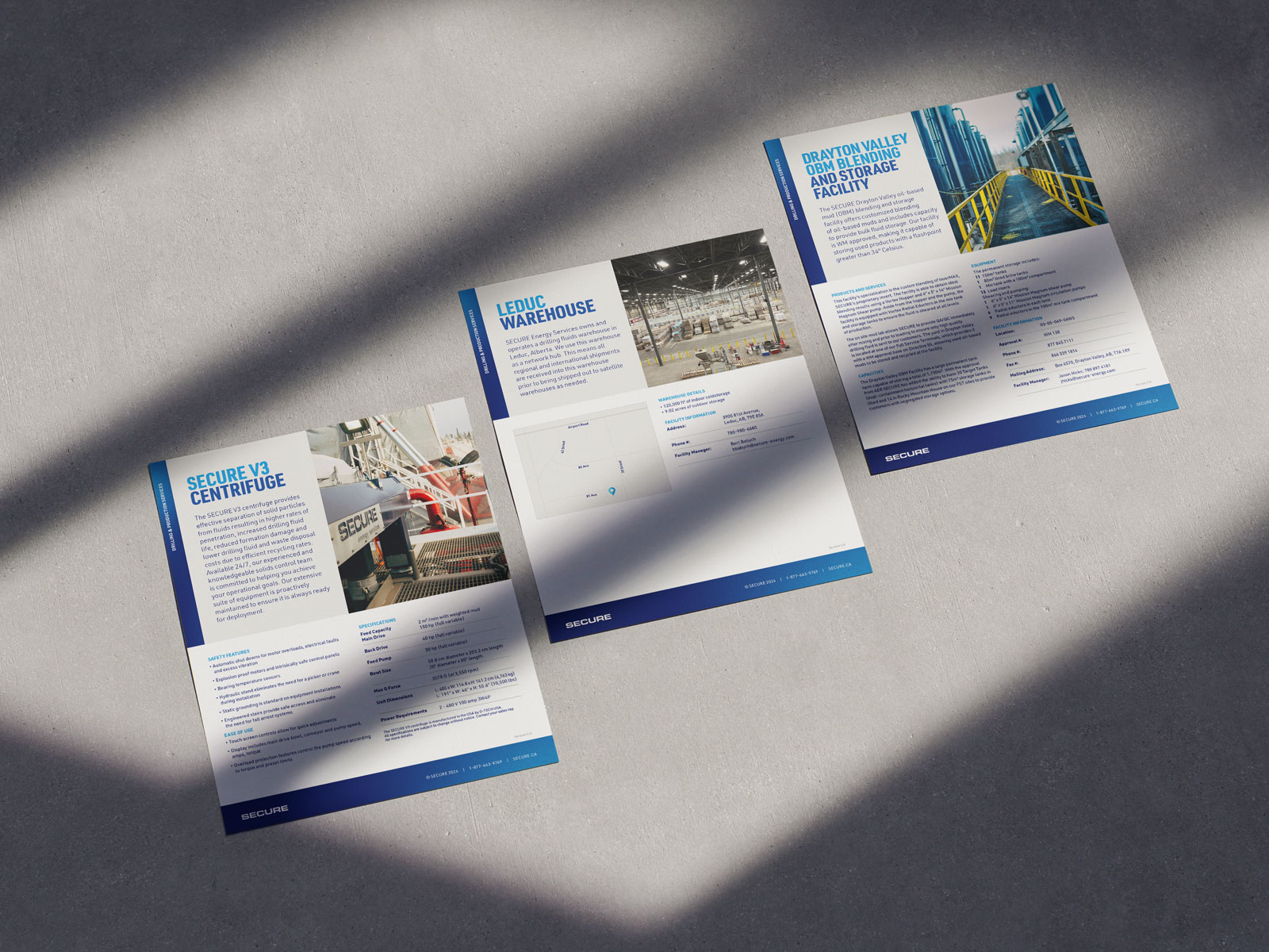 SECURE product sheets